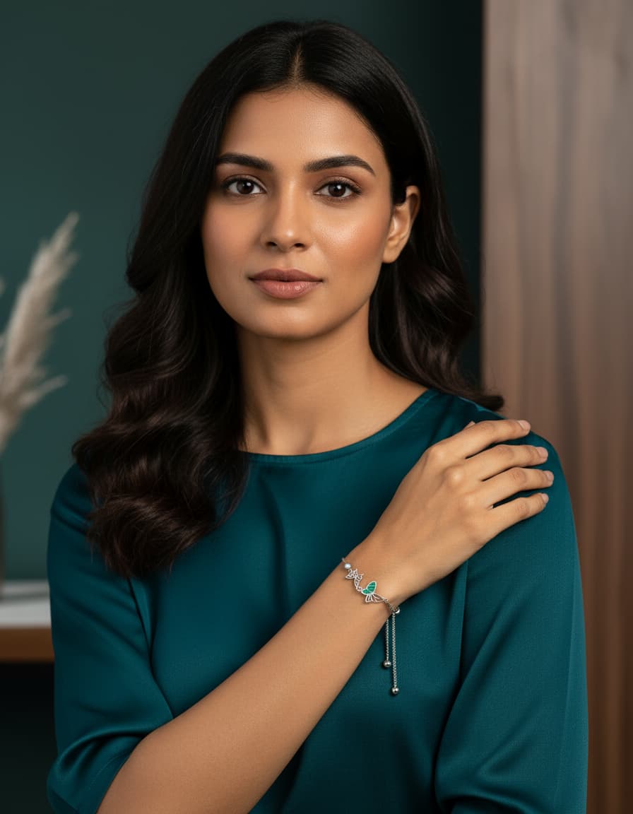 Green Butterfly Bracelet