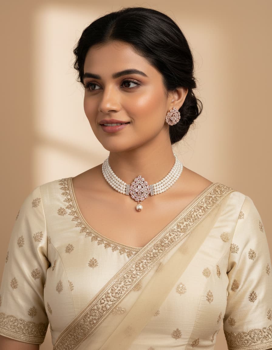 Pearl Royal Choker Set