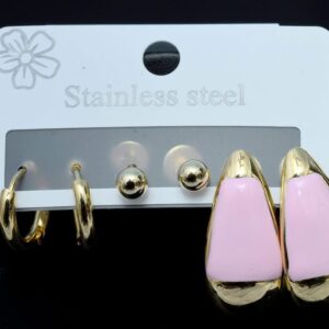 Blush Glow Stud Set