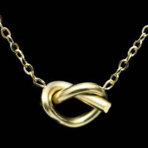 gold-tone-knot-pendant-necklace