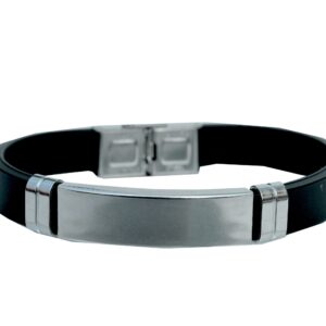 Urban-steel-Leather-Bracelet