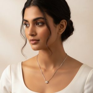 Blossom charm necklace