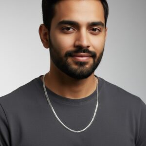 Classic Silver Crub Chain